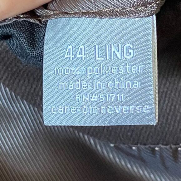 Apt 9 Notch Suede Brown Blazer Collar Faux Size 44L - Picture 7 of 9